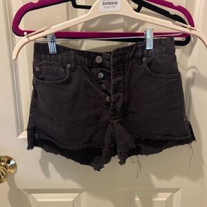Amuse Black Jean Shorts